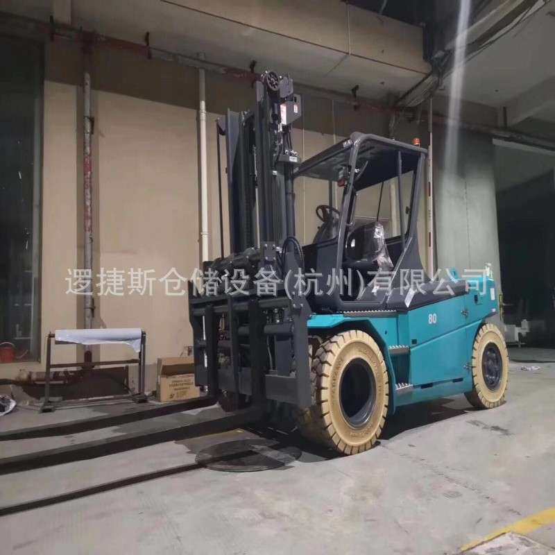 座驾平衡重电动叉车8吨液压座驾式四轮方向盘叉车电瓶堆垛叉车