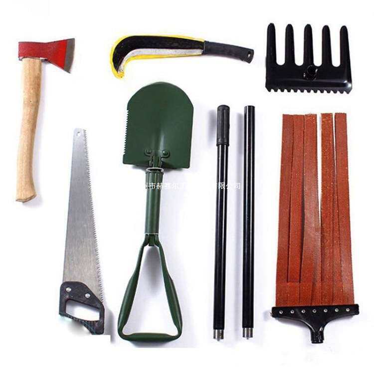 手提式防火组合工具LSZHJ-2草原清火八件套便携式扑火组合工具国