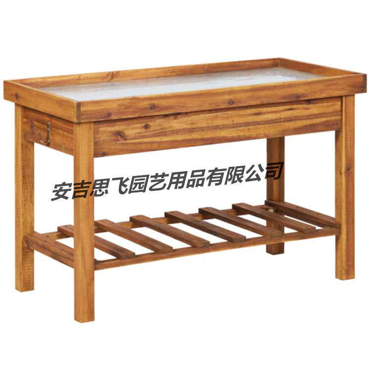 思飞园艺庭院种植花防腐户外木制花园花车庭院车轮公园车轮花架