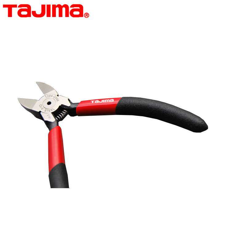 田岛（TAJIMA） 水口钳5寸6寸偏口钳斜口钳电工工具电子钳尖嘴钳