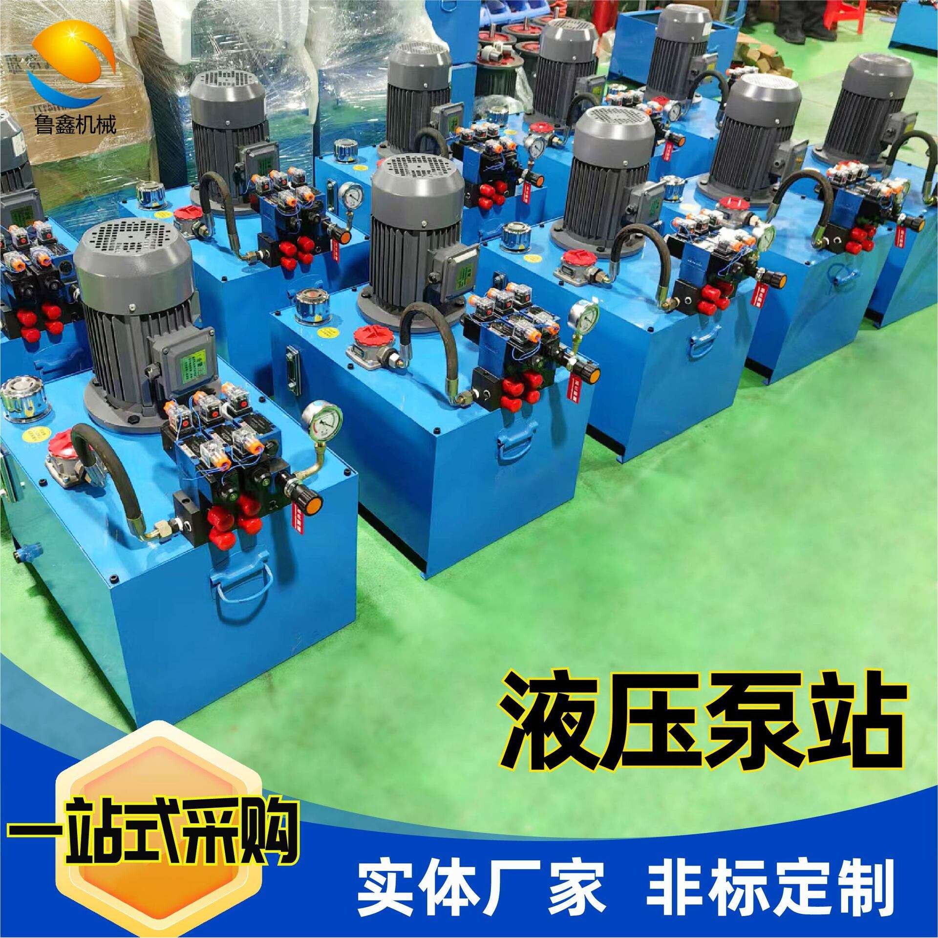 液压站两路单作用动力单元液压控制系统压力机非标不锈钢液压泵站