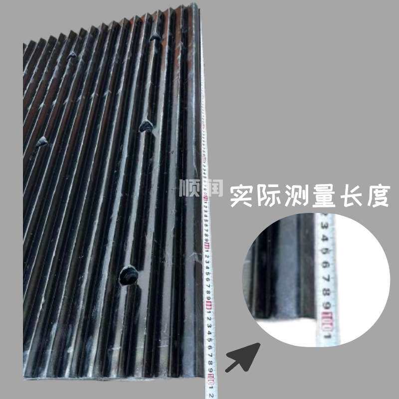 减噪板防滑垫车道斜坡耐用减速减速带线槽橡胶降噪室外地面减速垄