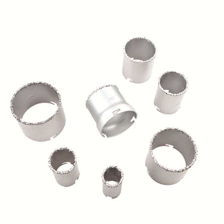 8件套塑盒装碳化钨硬质合金碎粒孔锯YG8瓷砖开孔器套装扩孔器钻头
