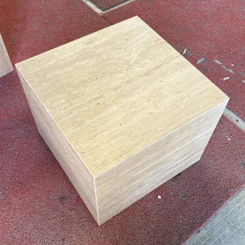 意式轻奢长方形大理石茶几设计师后现代简约客厅角几