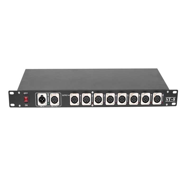 舞台灯光信号放大强器dmx512无线收发器信号分配器光束帕灯收发器