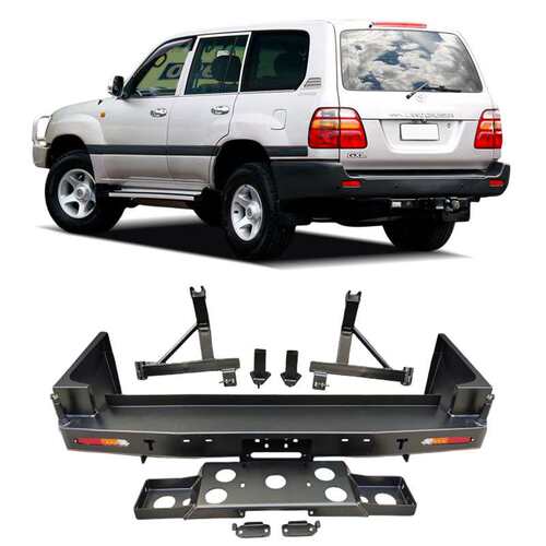 适用Land Cruiser LC105 FJ105后杠带备胎架油桶架可带绞盘架RA款