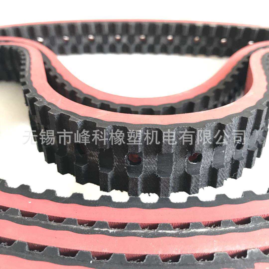 专业供应橡胶同步带齿形带加红胶USB灯