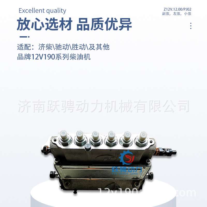 适济南BH6Z140ZP高压油泵副泵左泵驰动济柴190系列柴油机喷油泵