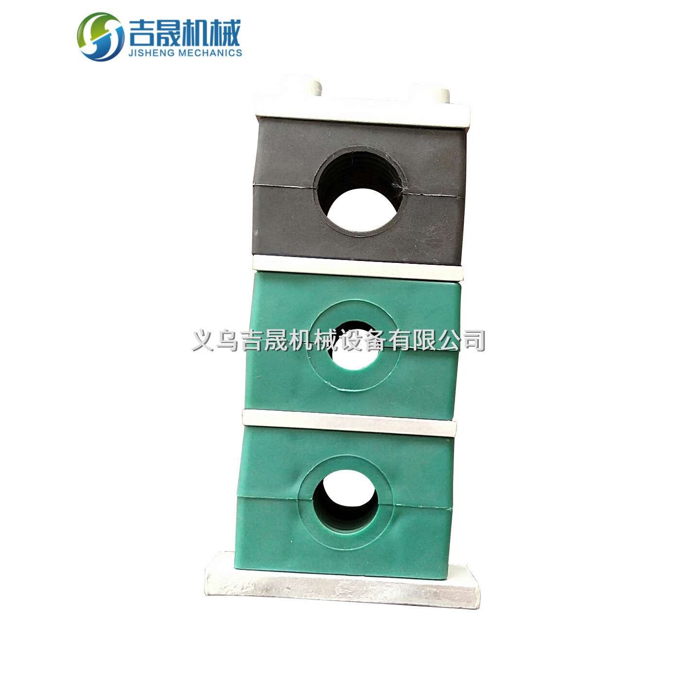 重型塑料管夹 铝合金钢制管夹 重型尼龙管夹船用管夹盾构管路管夹图片