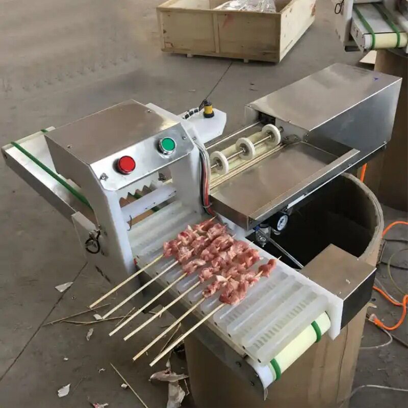 电动穿串机小型羊肉穿串机厨房设备全自动羊肉串机器
