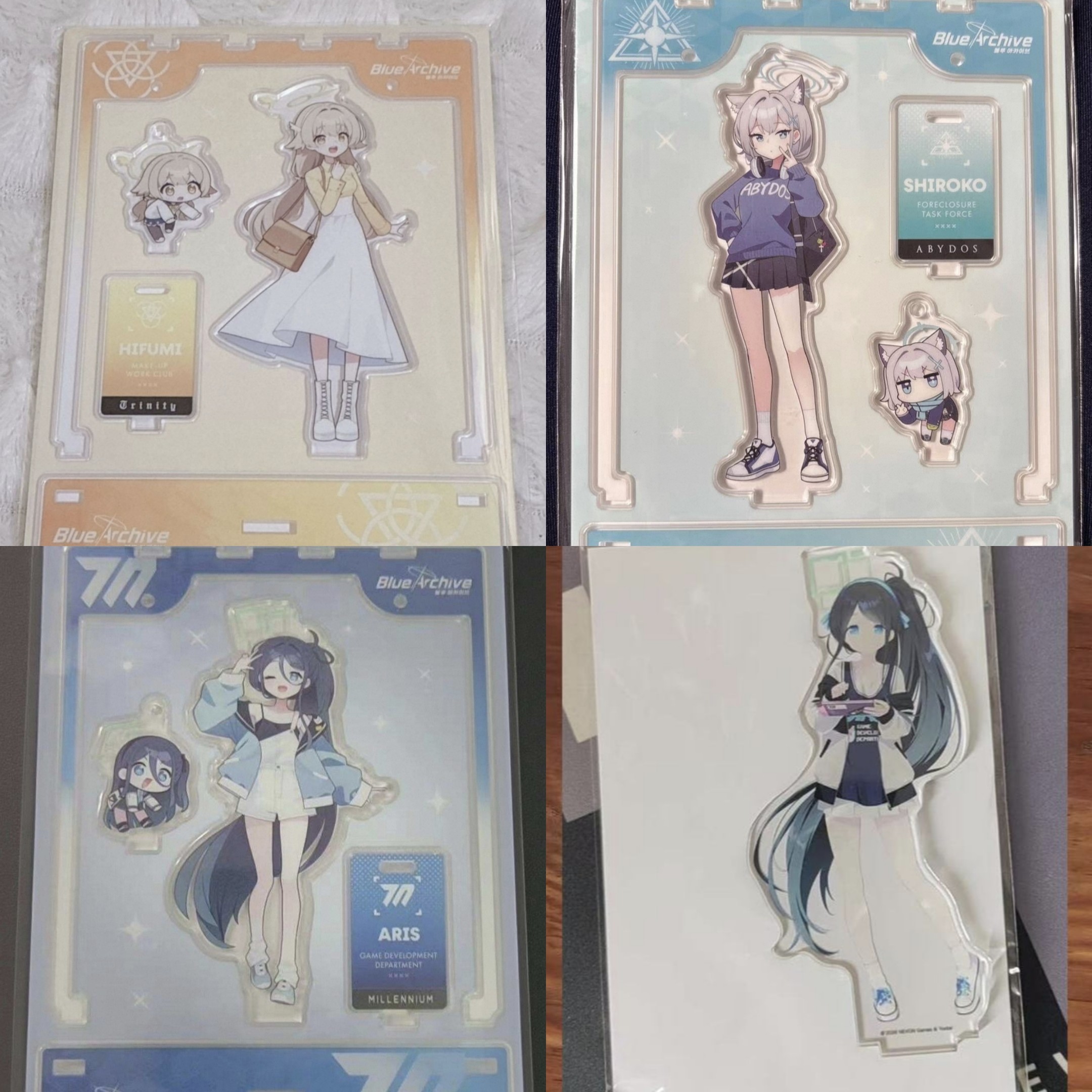 【店铺促销】日谷蔚蓝档案韩国漫画礼盒立牌天童爱丽丝日富美原袋