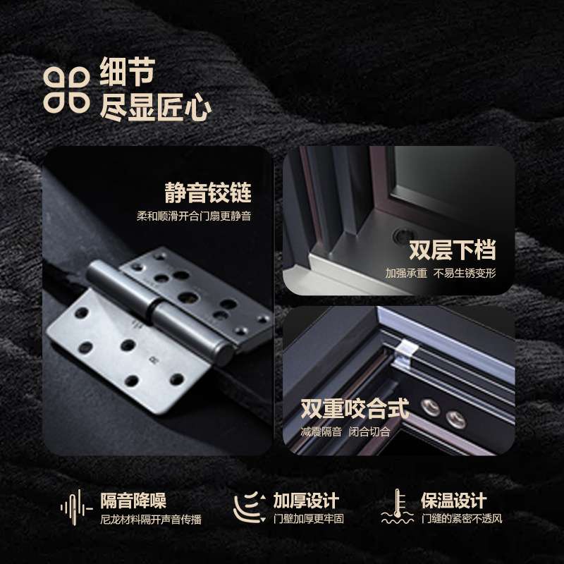 铝合金庭院别墅大门新中式乡村院子电动双开大门铁艺花园折叠大门