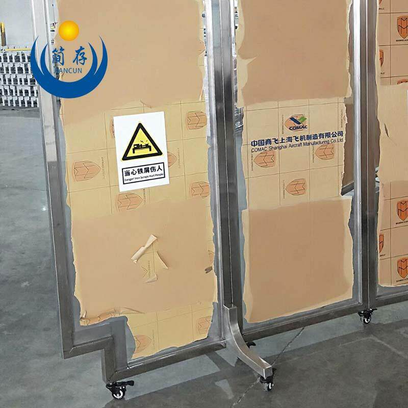 透明亚克力有机玻璃移动隔断 304/201不锈钢屏风 焊接专用隔断