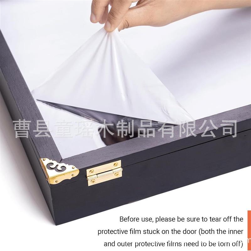 木质玩具车展示架壁挂式透明亚克力汽车模型收纳柜多层可拆卸跨境