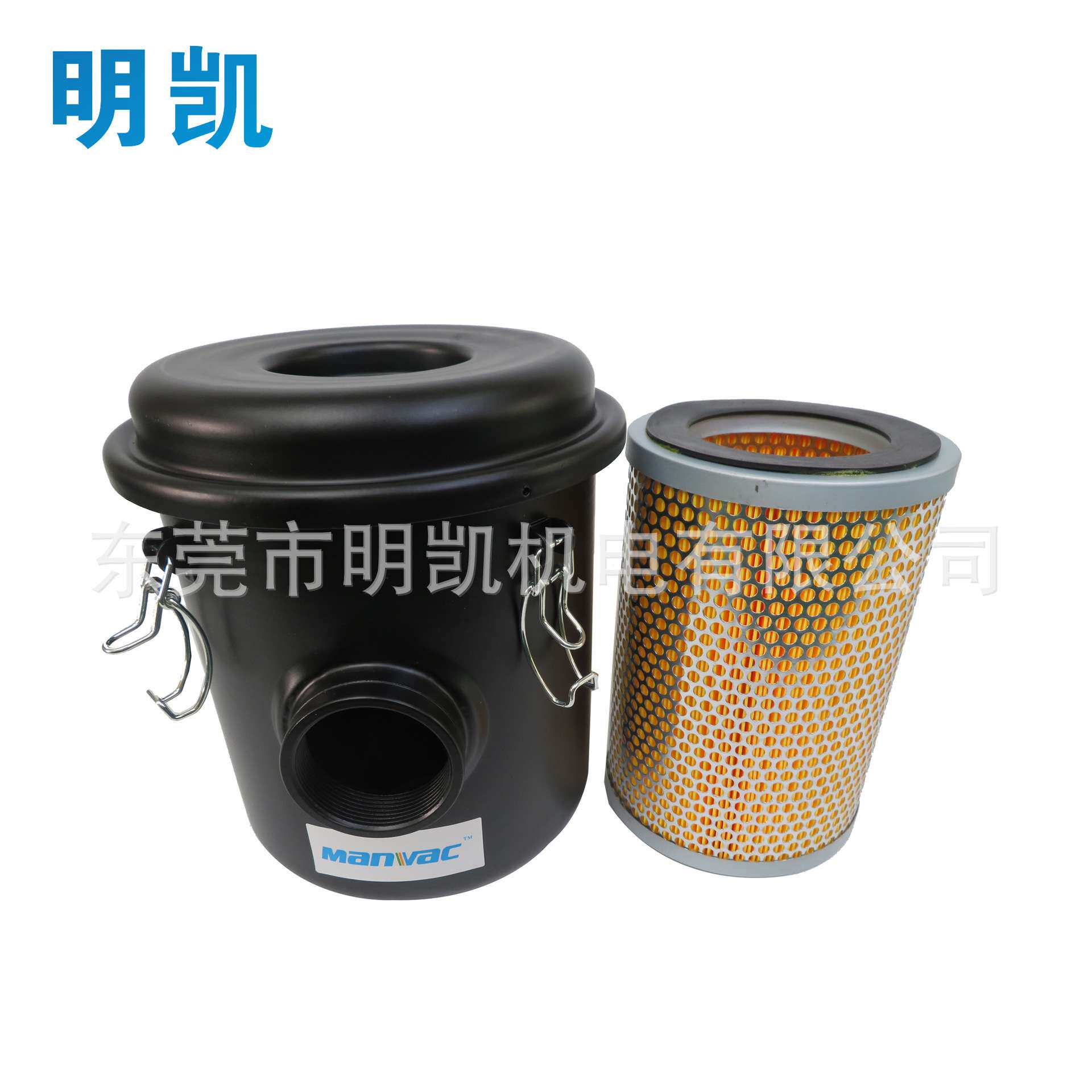 高压风机进气过滤器桶 漩涡风机进气过滤桶 风机空气过滤桶F006