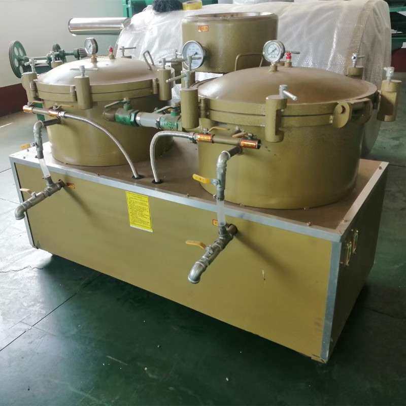 双筒气压滤油机花生油菜籽油过滤器 自动加热毛油过滤机