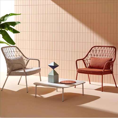 藤编餐椅休闲椅单人椅设计师椅子酒店民宿户外藤编椅dining chair