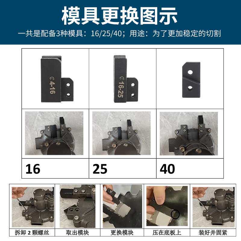 手持式钢筋冷切锯切割机FC-40切断机冷切锯片钢材金属切断螺纹钢