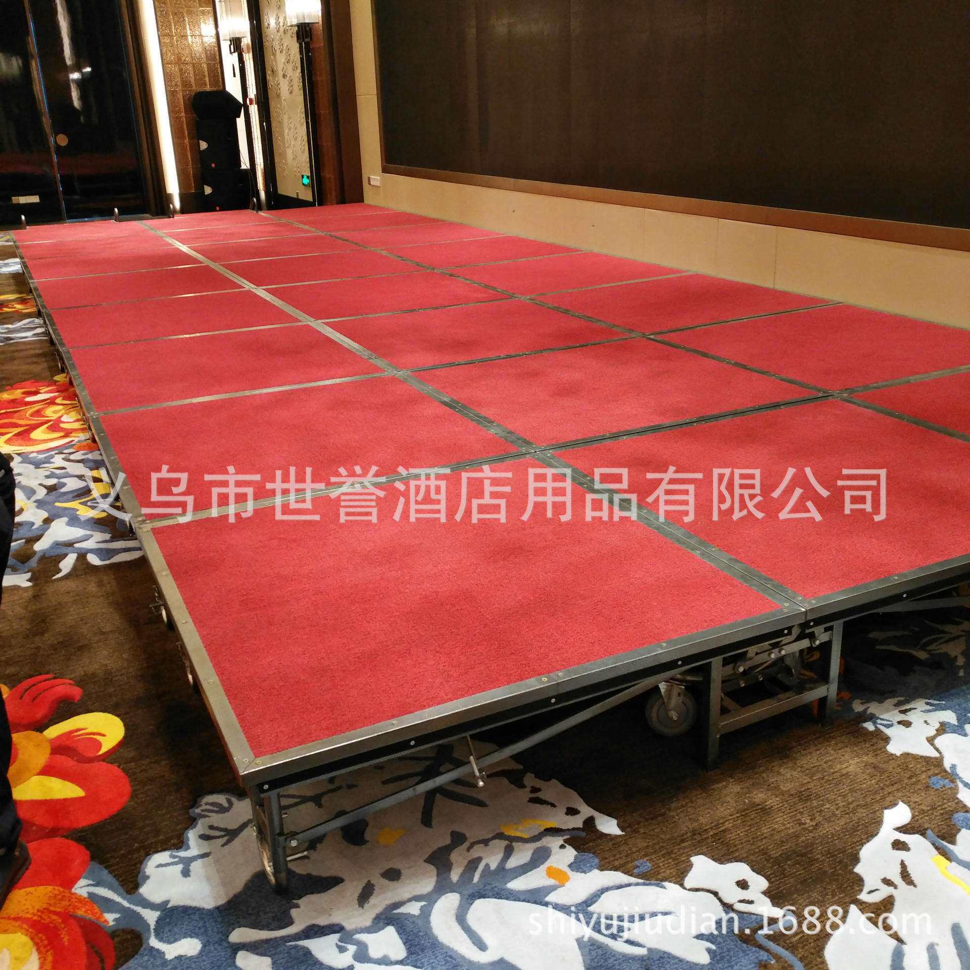 杭州星级酒店宴会活动舞台 户外婚庆组装T台 高度可调节折叠舞台