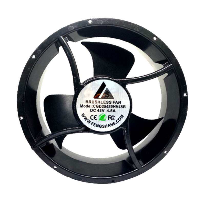厂家直供散热风扇25489直流风扇12v24v48v排气扇机柜工业散热风扇