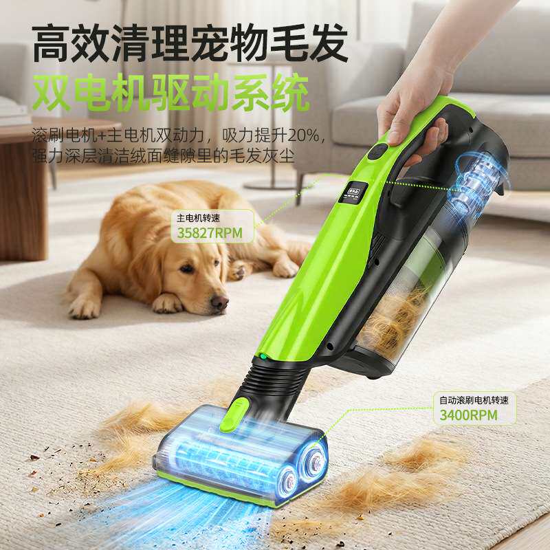 车载吸尘器宠物专用沙发吸毛双电机大吸力大功率吸尘器汽车专用