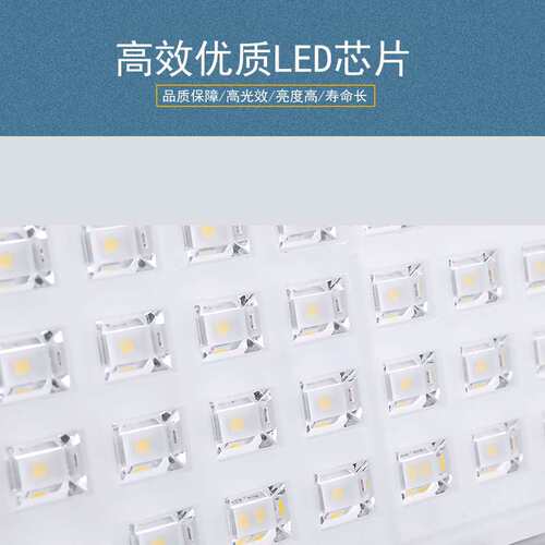 led投光灯户外防水大功率方形工地照明泛光灯门头广告牌投射灯