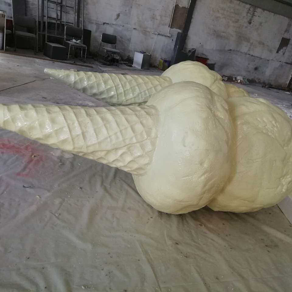 泡沫雕塑冰淇淋道具蛋糕艺术摆件模型舞台婚庆大型创意云朵雕塑