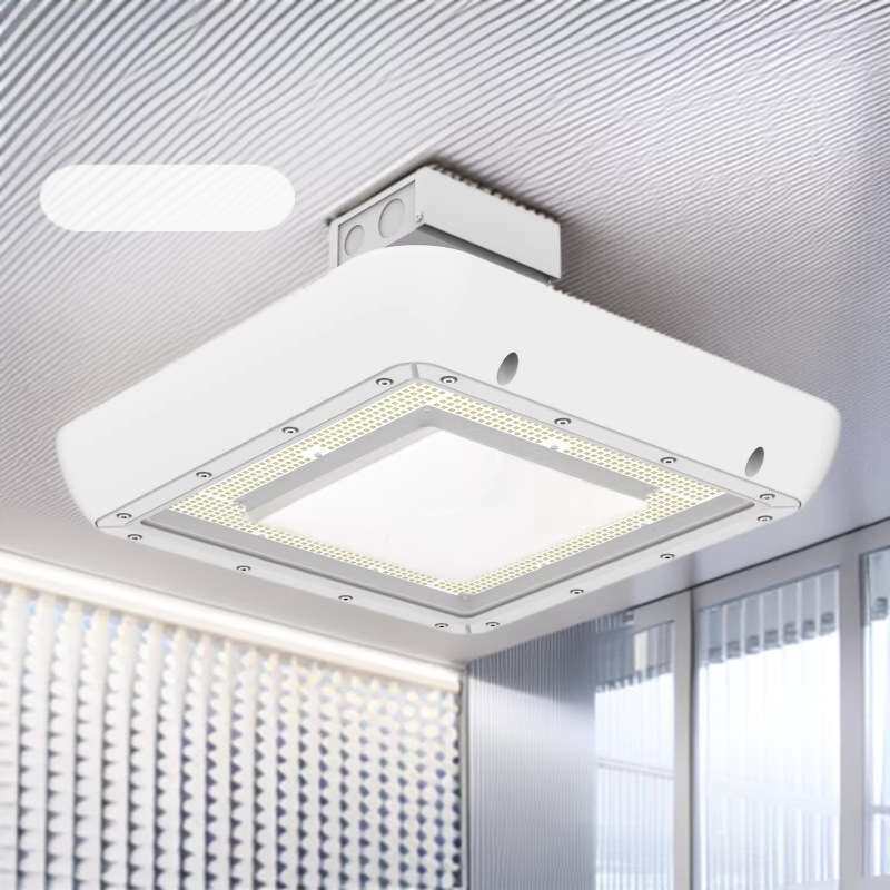 防水防爆油站灯外壳套件 压铸铝加油站灯壳 LED 灯具外壳配件