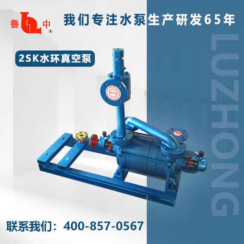 2SK-6真空泵各种材质厂家供应淄博鲁中工业泵厂品质保障质保一年