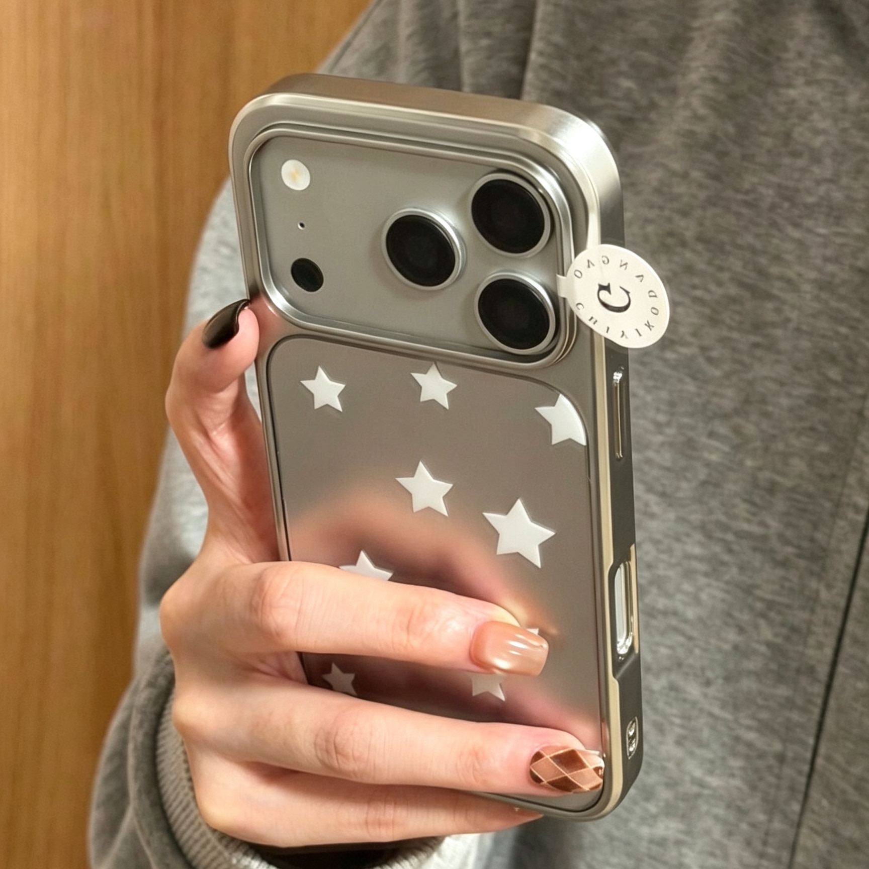 满屏五角星星适用苹果18promax手机壳iPhone17pro新款16plus保护套15超好看14可爱13小众12全包女11防摔ins兴