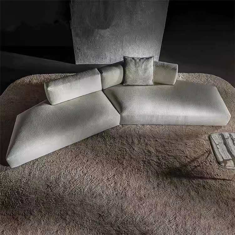 意式现代设计师沙发别墅区样板房售楼部大平层组合沙发异形组合