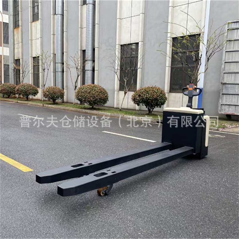 加长型电动托盘车液压搬运车电动叉车仓储车地牛2吨装卸堆高车