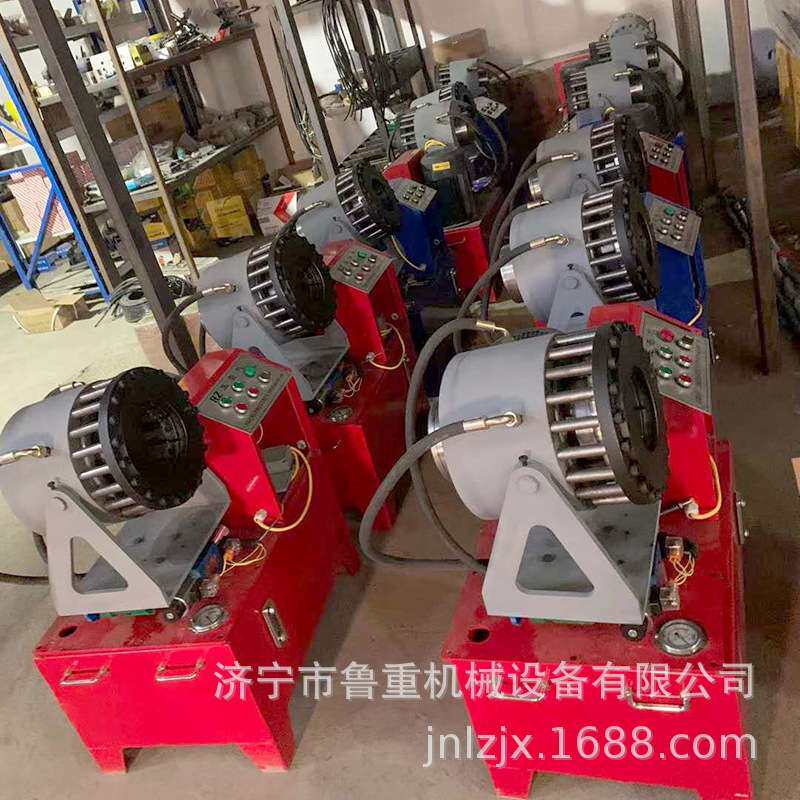 新型镂空钢管缩管机漏尘式铁管压管机模具质保扣压机认购金