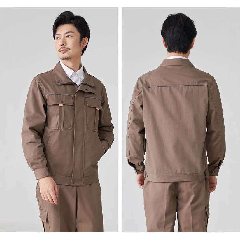 纯棉电焊工作服春秋套装男耐磨工地车间工装机械厂服焊工服劳保服