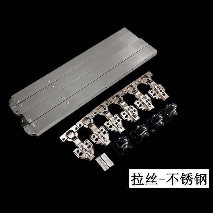 不锈钢橱柜上翻式折叠桌支撑铰链 液压杆餐桌液压杆自动收拉合页