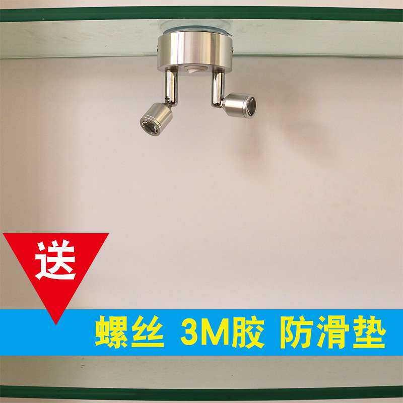 产地货源服装店led无线充电灯明装照明可移动电池小射灯一件代发