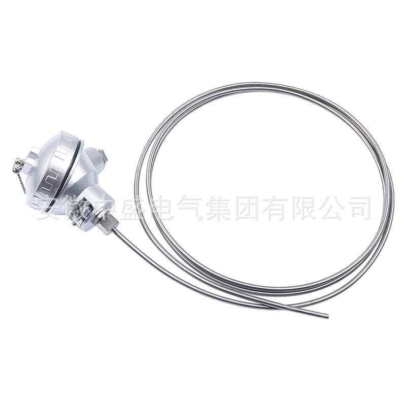 锅炉防爆铠装热电阻带底座WZPK-573防水腐高温贴片温度变送器
