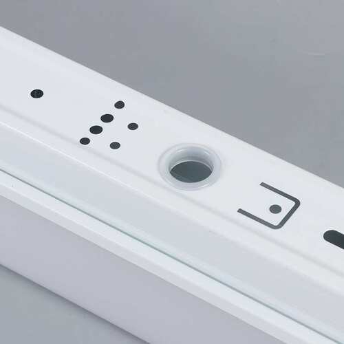 家居LED支架灯乳白罩办公室灯管简约客厅卧室一体化支架日光灯