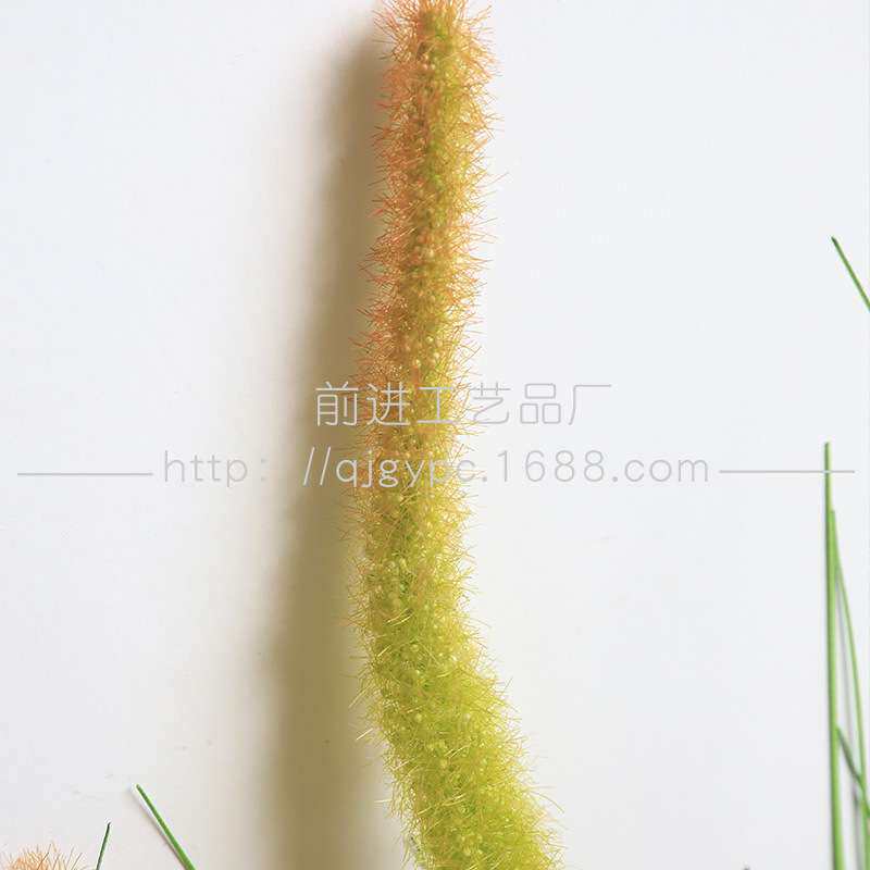 现货仿真盆栽立体狗尾巴草INS风北欧假绿植仿真花假花客厅摆件
