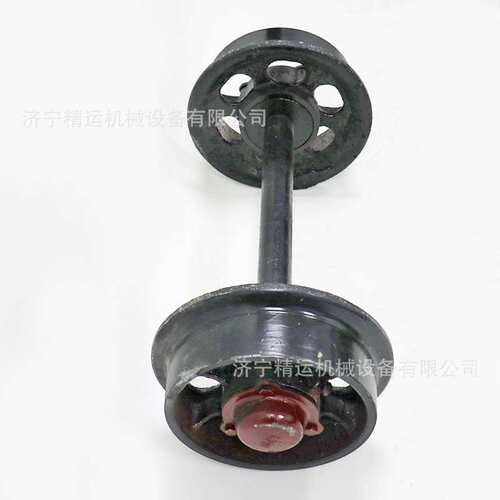 矿车轮对300*600轨距翻斗式矿车轮大载重8吨蒙头轮单边轨道行走轮