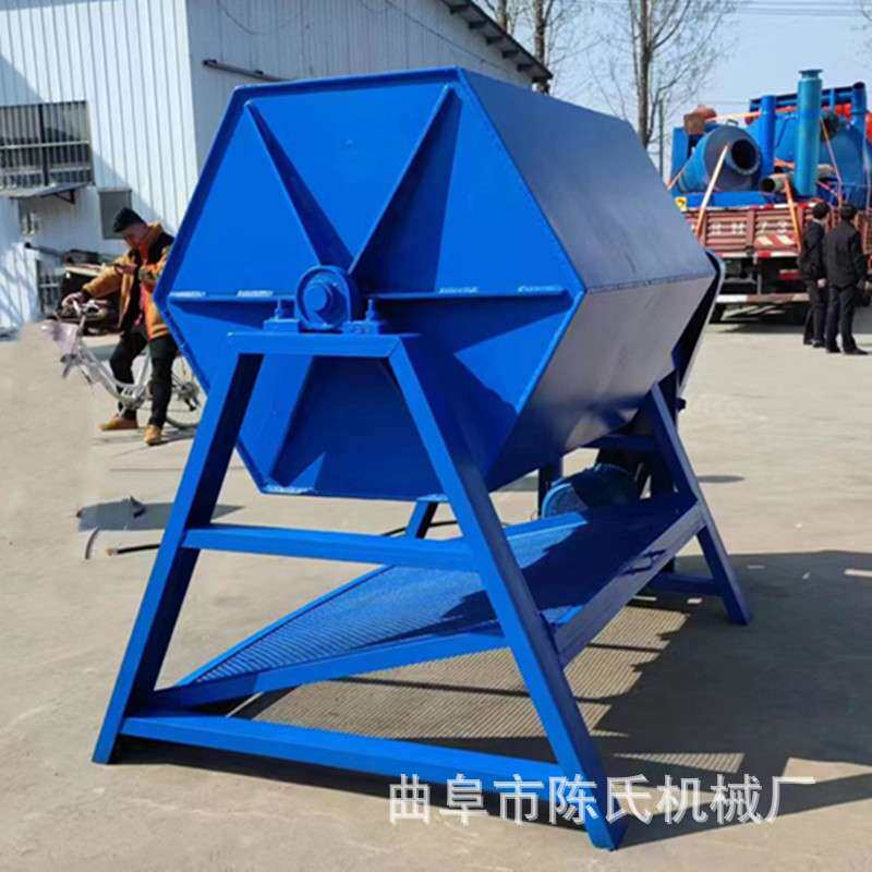 干式抛光打磨机贵溪铁件去毛边200L震动抛光机六角滚筒除锈机