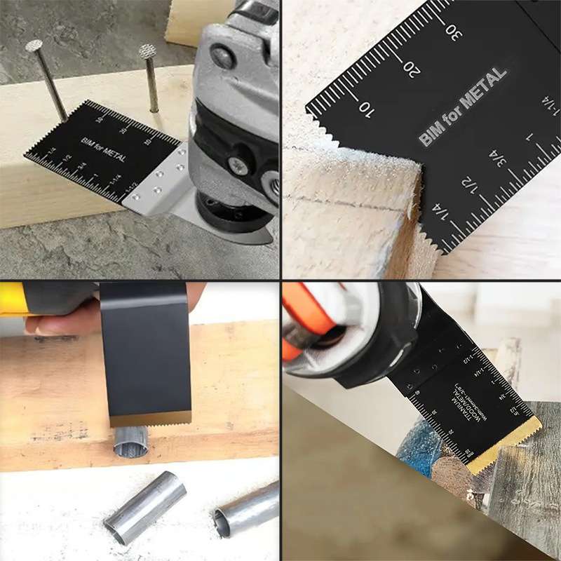 百益17件套万用宝锯条双金属镀钛锯片切割铁钉铝板铁皮
