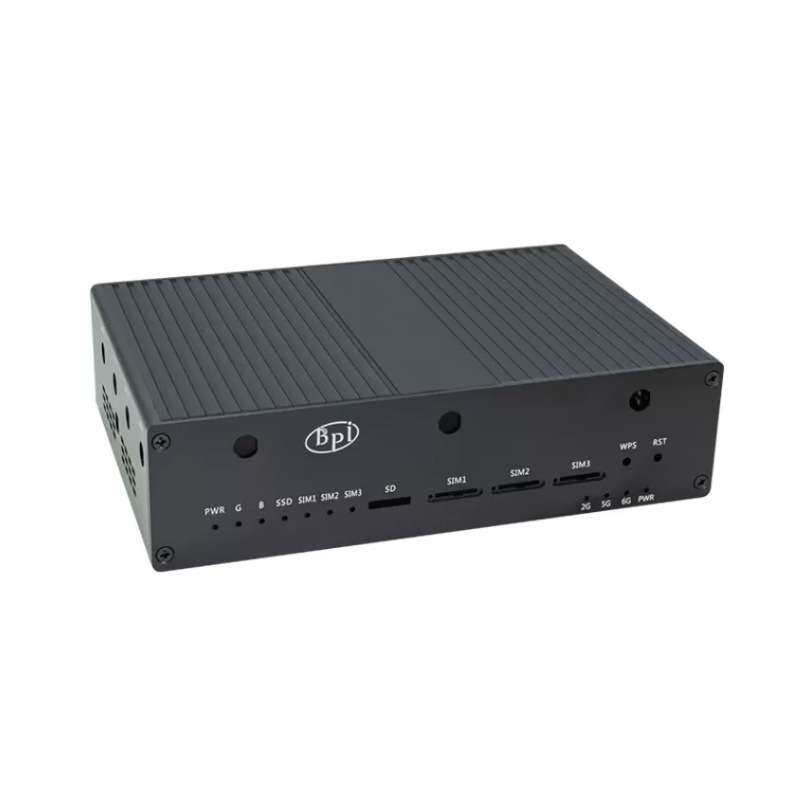 香蕉派BPI R4专用金属外壳Banana Pi R4铝合金保护壳兼容散热器