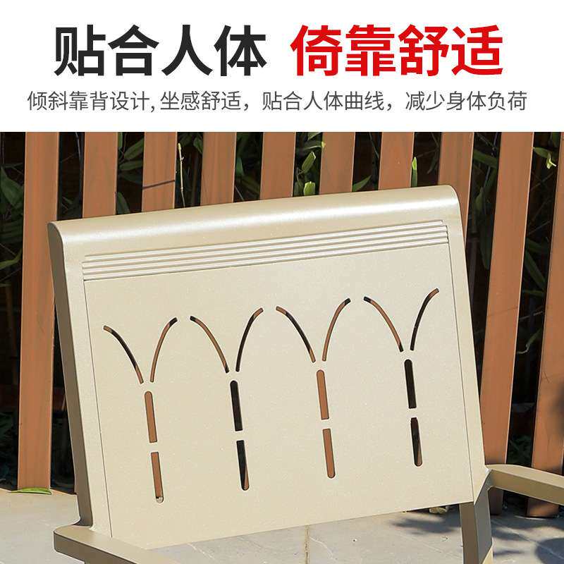 新款户外烧烤桌椅组合家用防水别墅外摆民宿休闲露台烧烤桌套装
