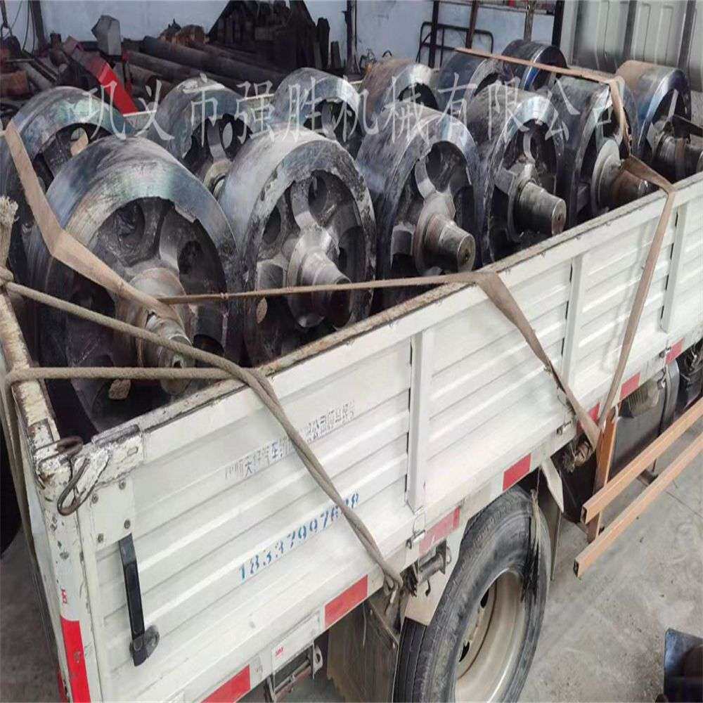 烘干机大型齿轮强胜机械制造 对开分体大齿圈 烘干机成套配件供应