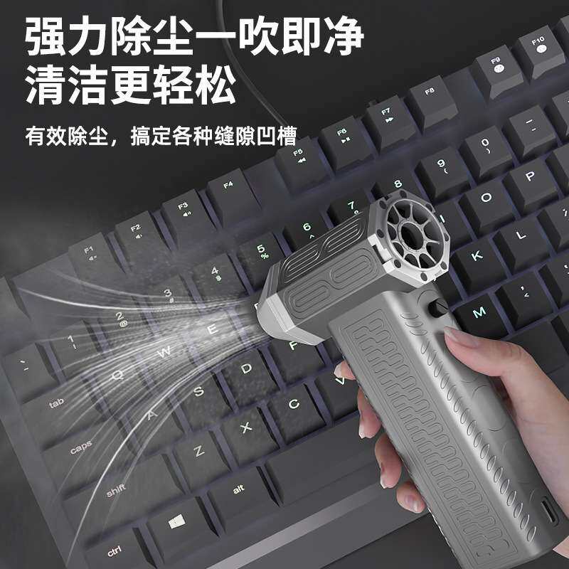 新款车载吸尘器涡轮增压吹尘机无刷电机大功率吸尘器家用跨境热销