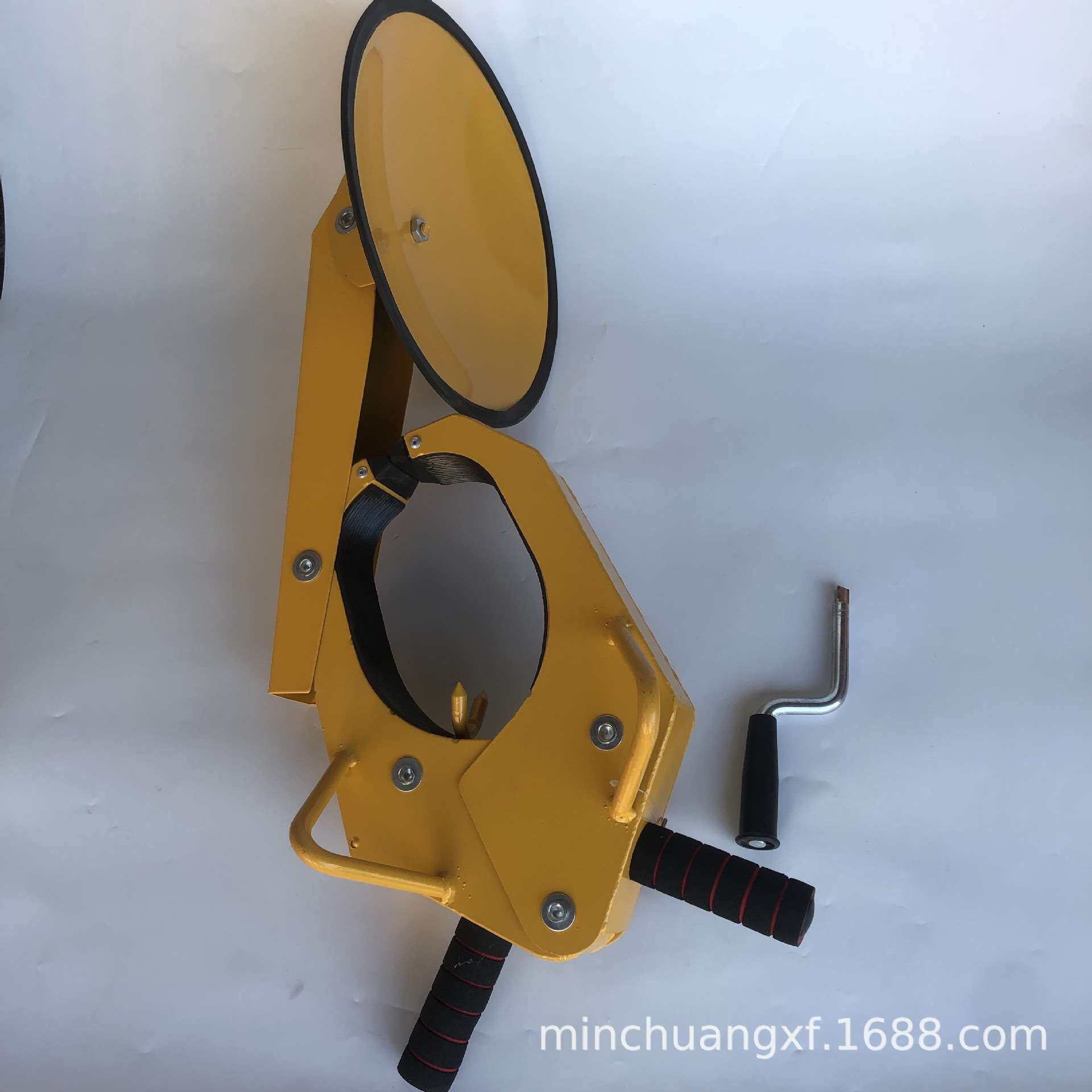 锁车器小车吸盘式车锁防盗轮胎锁小车通用锁加厚型城管专用锁