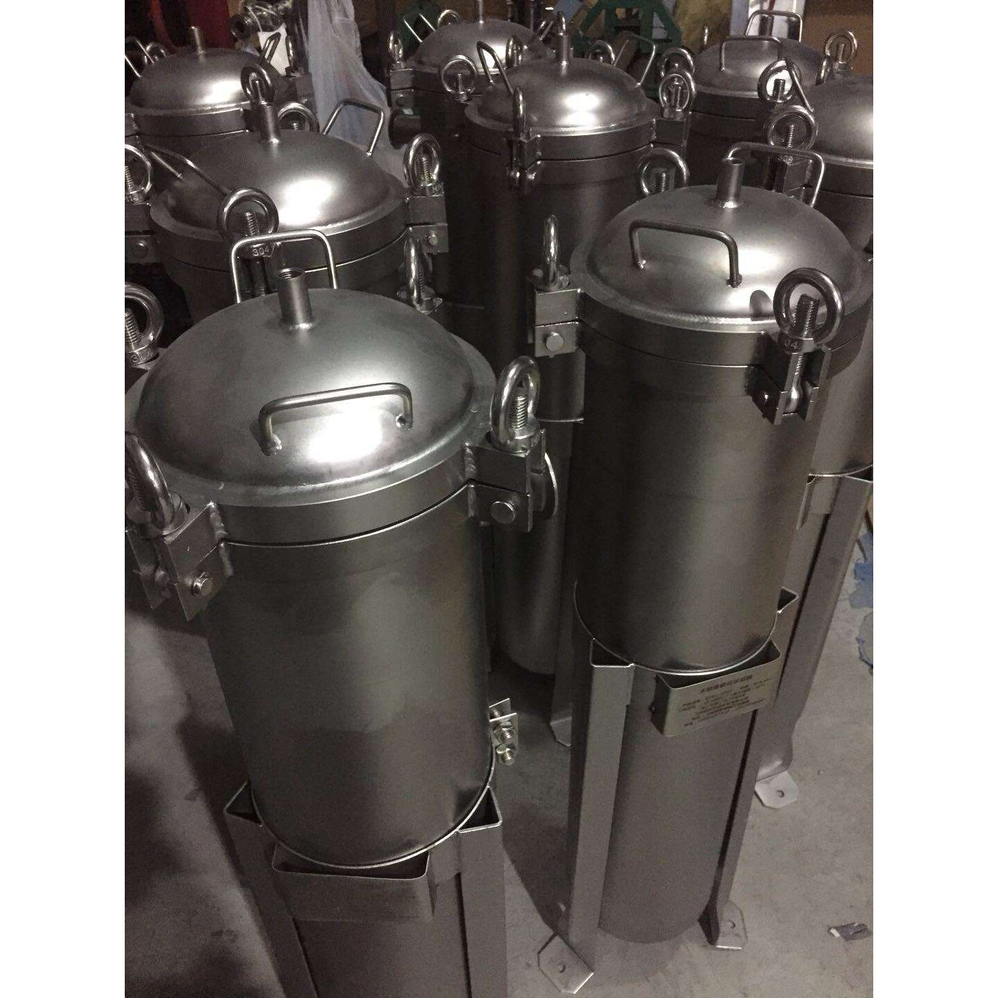 全自动精密工业单袋过滤器 不锈钢袋式过滤器 中效液体过滤器机