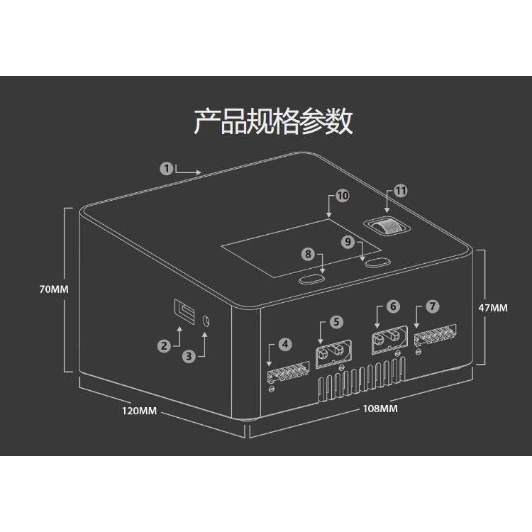 艾斯特 ISDT D2 MK2 双路12A智能平衡充电器 内置电源