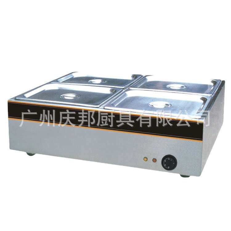 无玻璃罩4格电热汤池台式电热保温汤池 可拆卸式商用电热暖汤池